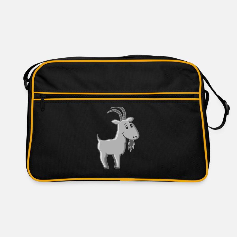 Ziegenbock Comic Retro Tasche