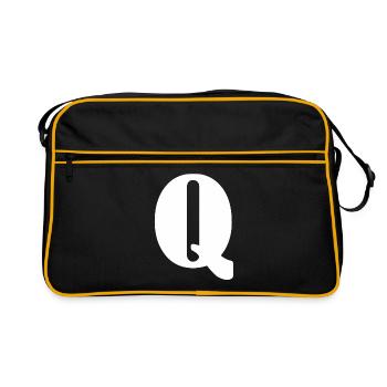 Q - Retro Bag - black/gold - Front