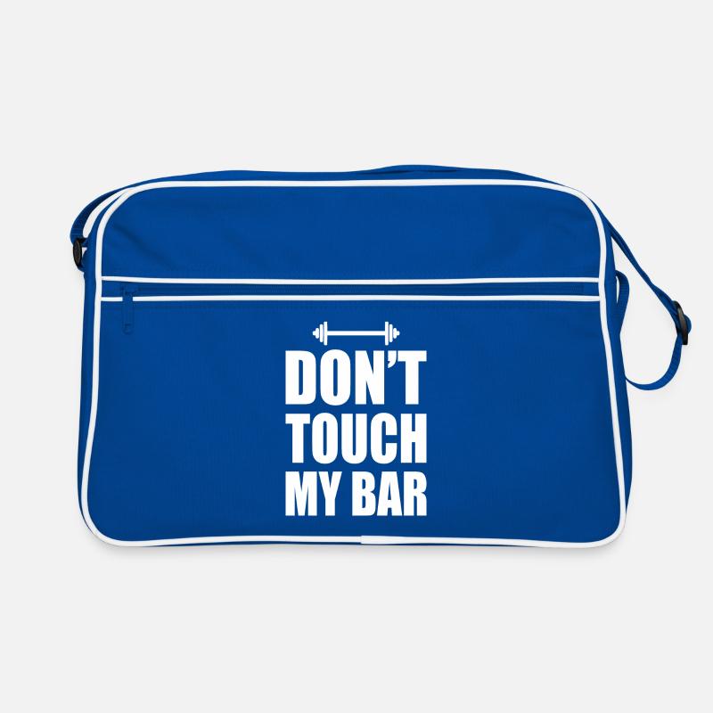 Dont touch my bar Retro Bag