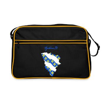 Yvelines 78 - Sac Retro - noir/or - Devant