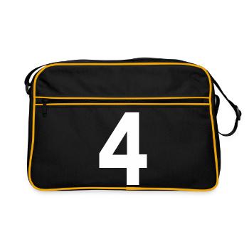 4 - Sac Retro - noir/or - Devant