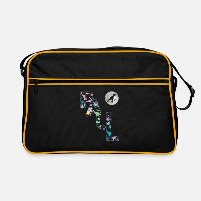 PAUL - Beautiful boy name with dinosaur Retro Bag