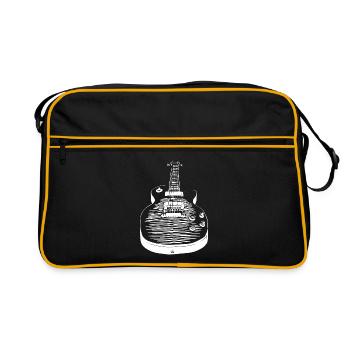 Guitar - Les Paul - Retro Bag - black/gold - Front