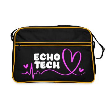 Cardiography Cardiogram - Retro Bag - black/gold - Front