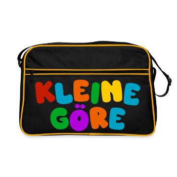 Kleine Göre - Farbexplosion - Retro Tasche - Schwarz/Gold - Vorne