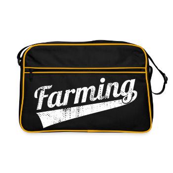 Farming - Retro Bag - black/gold - Front