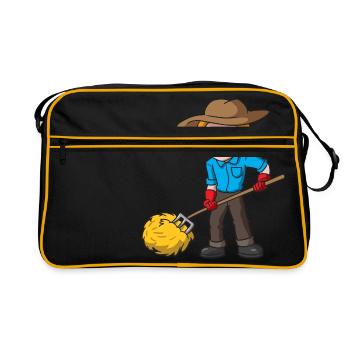 Farmer - Retro Bag - black/gold - Front