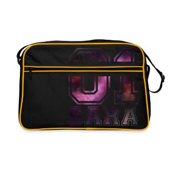 Sara name - Retro Bag - black/gold - Front