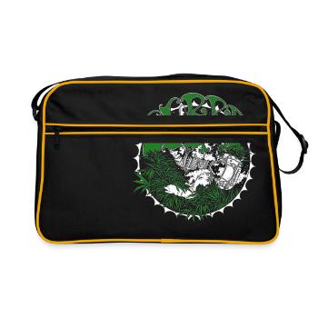 bande de sommeil merch - Sac Retro - noir/or - Devant