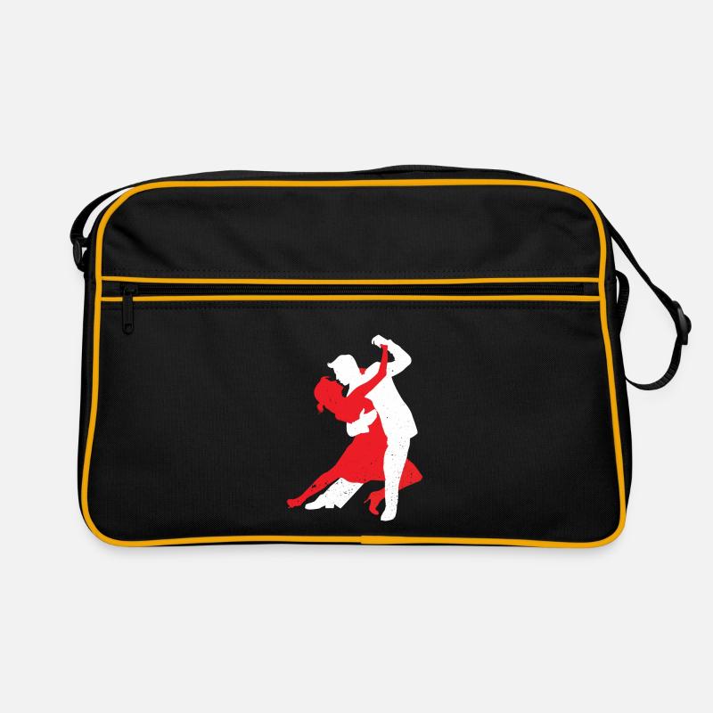 Danse Silhouette Couple Danse Romantique Danse Sac Retro