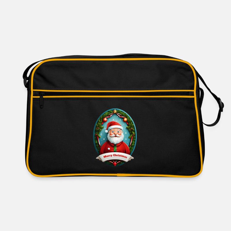 Weihnachtsmann Retro Tasche