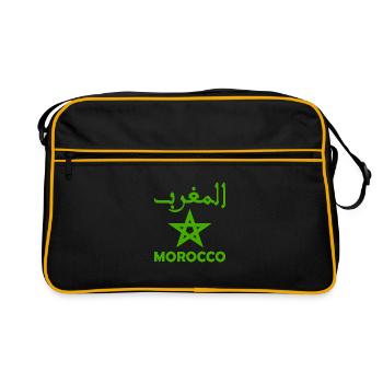 Maroc - Sac Retro - noir/or - Devant