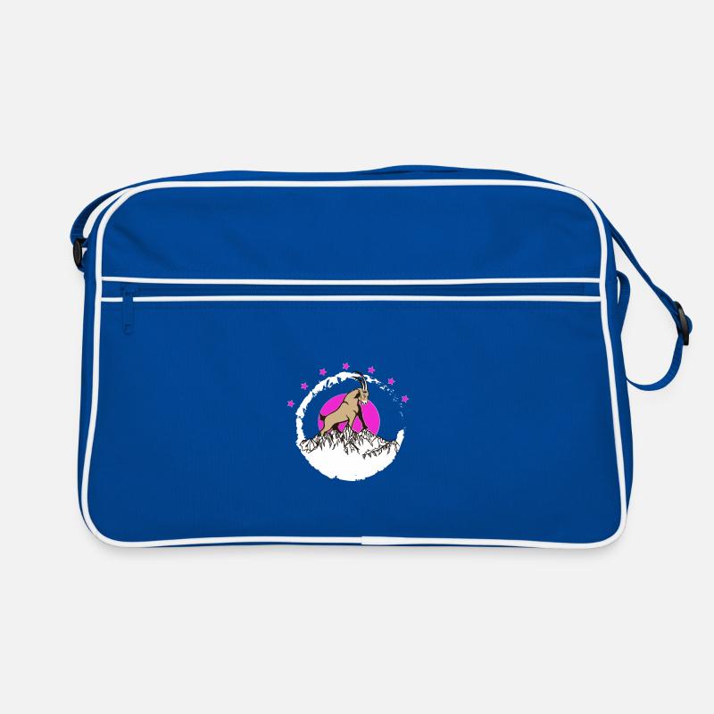 Boule sommitaire devant le Capricorne de la lune rose Sac Retro