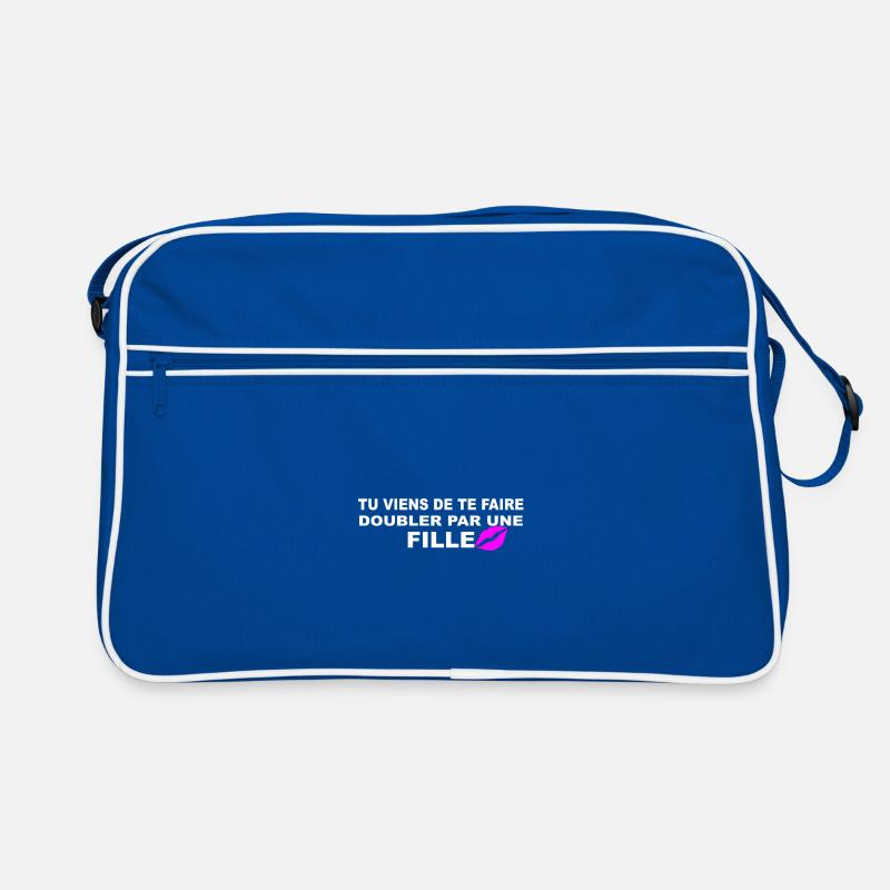 Verdoppeln Sie sich Retro Tasche