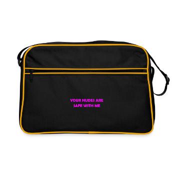 Your Secrets, My Silence - Sac Retro - noir/or - Devant
