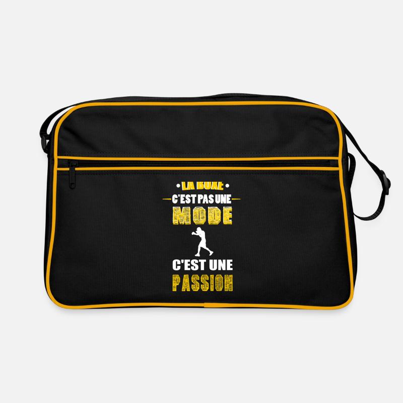 La boxe c'est pas une mode c'est une passion Sac Retro