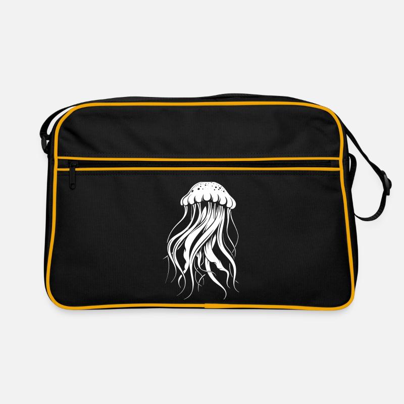 Méduses à tentacules, créatures marines Sac Retro