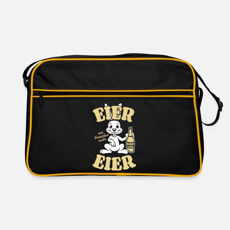 Eier wir brauchen mehr Eier - Prost - Ostern Retro Tasche