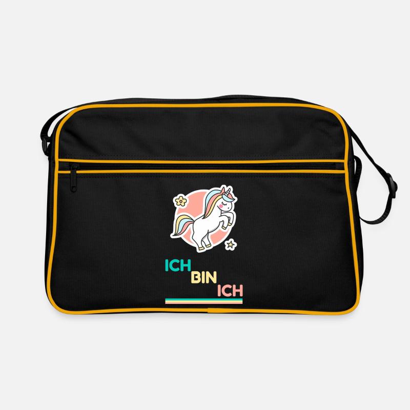Licorne pastel Je suis moi Sac Retro