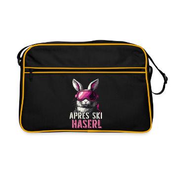 Après Ski Bunny Skier Après Ski Party Women - Retro Bag - black/gold - Front