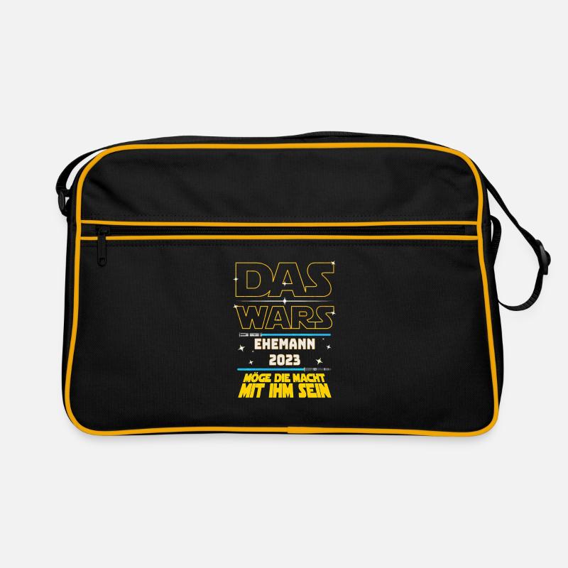 Das Wars Ehemann 2023 JGA Junggeselle Bräutigam Retro Tasche