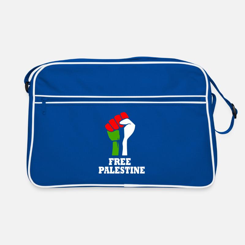 Free palestine Retro Tasche