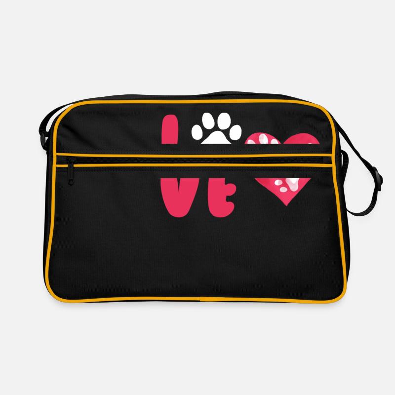 Hundeliebe Retro Tasche