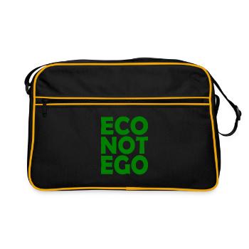 Eco not ego - Sac Retro - noir/or - Devant