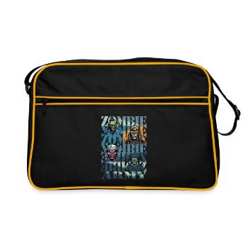 Armée de zombies - Sac Retro - noir/or - Devant