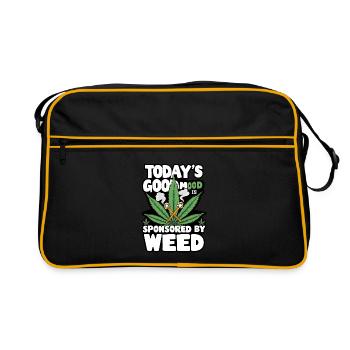 Good Mood Weed - Retro Bag - black/gold - Front