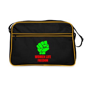 Women life freedom - Sac Retro - noir/or - Devant