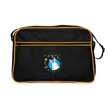 Vegetables Fan - Retro Bag - black/gold - Front