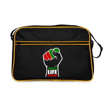 Women life freedom - Sac Retro - noir/or - Devant