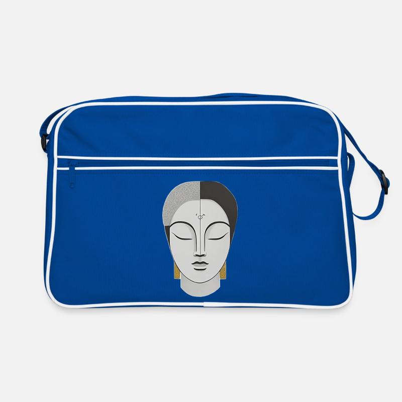 Face in Boho Style Retro Bag