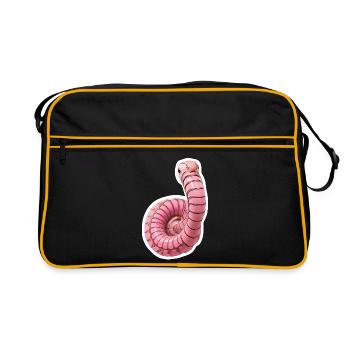 Ver de terre - Sac Retro - noir/or - Devant