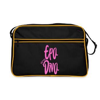 Diva de l’EPA - Sac Retro - noir/or - Devant