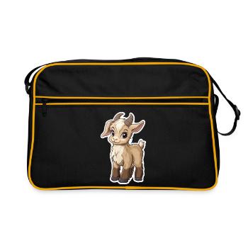 Chèvre - Sac Retro - noir/or - Devant