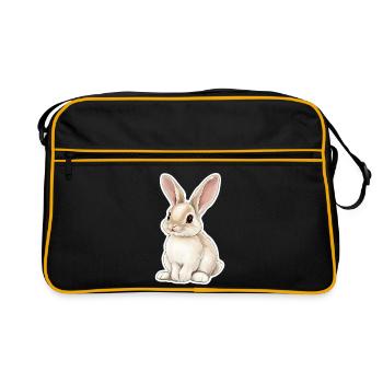Hare - Retro Bag - black/gold - Front