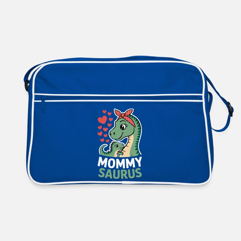  Mommy Saurus Dinosaurier Mama Herzliebe Muttertag Retro Tasche