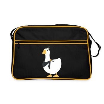 Là où les vents se rencontrent - Chinese Goose - Neuf voies mortelles - Sac Retro - noir/or - Devant