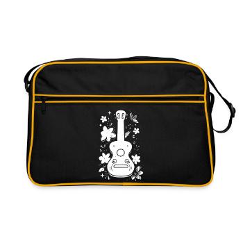 Ukulele Graphics - Retro Bag - black/gold - Front