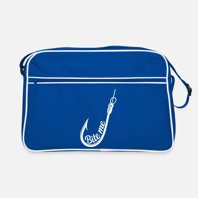 Bite Me Hook Grafik Retro Tasche