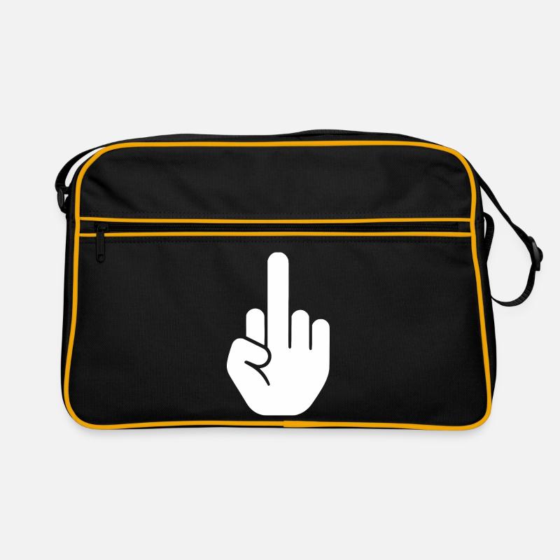 Mittelfinger Retro Tasche