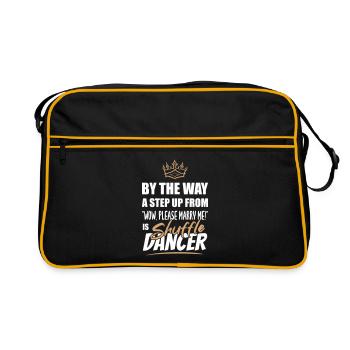 Shuffle dancer is the most attractive - Retro Bag - black/gold - Front