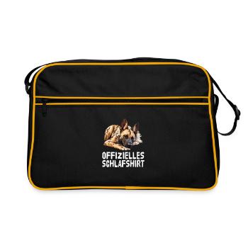 Chemise de nuit officielle African Wild Dog - Sac Retro - noir/or - Devant