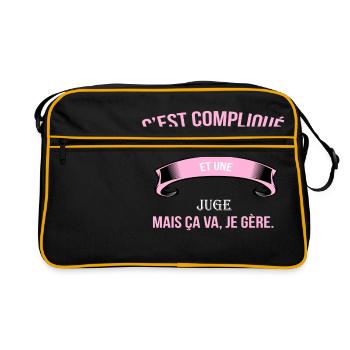 Juge - Sac Retro - noir/or - Devant