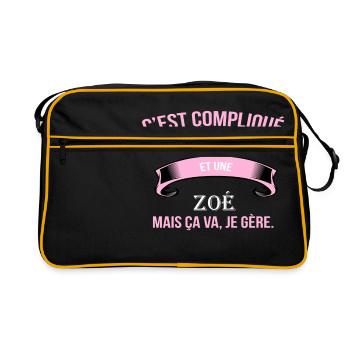 Zoe - Sac Retro - noir/or - Devant