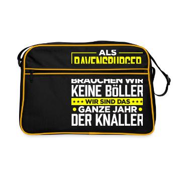 RAVENSBURGER - Böller - Retro Tasche - Schwarz/Gold - Vorne