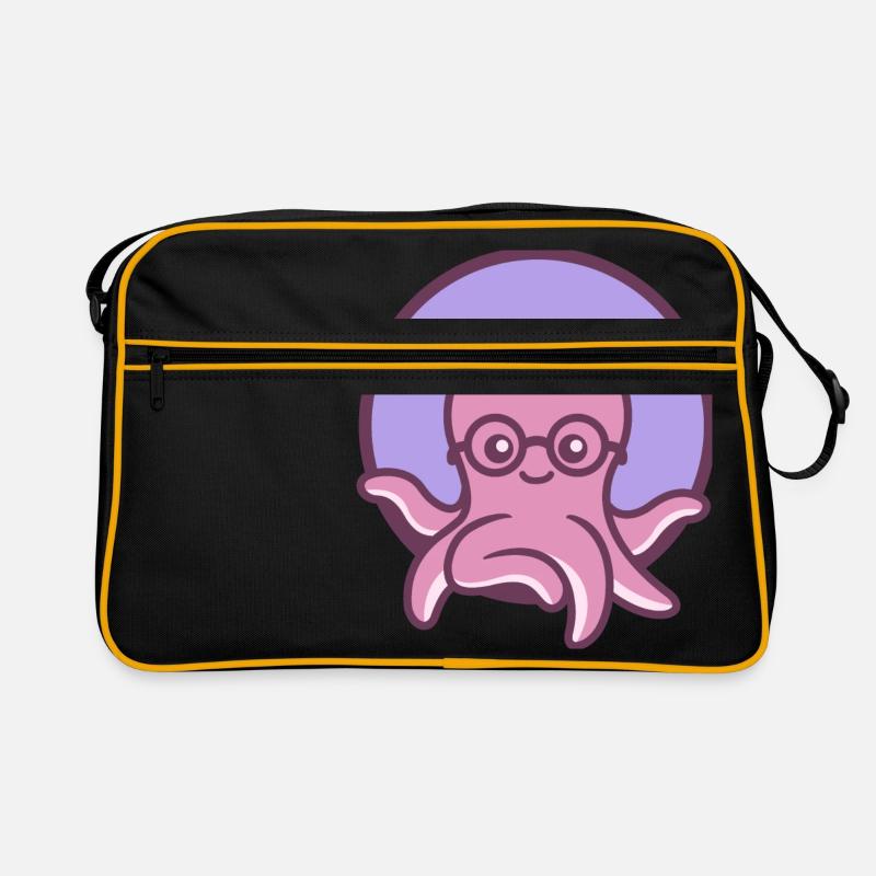 Der kleine Octopus Retro Tasche