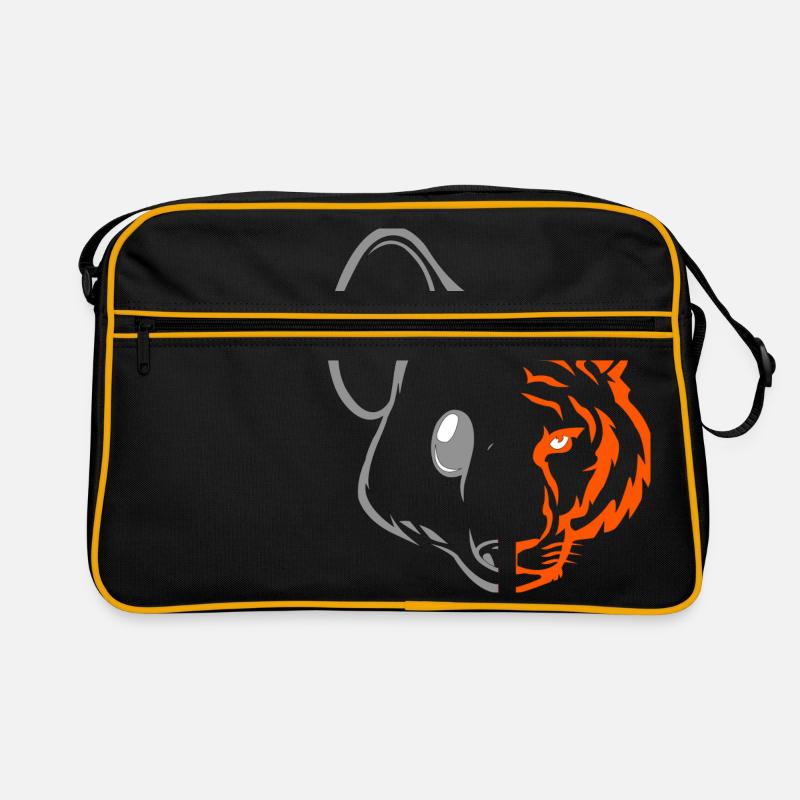 Tiger Maus Retro Tasche